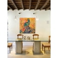 thumbnail image 4 of "Afrikarma Peacock" Painting Print on Wrapped Canvas, 4 of 7