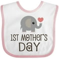 thumbnail image 3 of Inktastic 1st Mothers Day Boys or Girls Baby Bib, 3 of 4