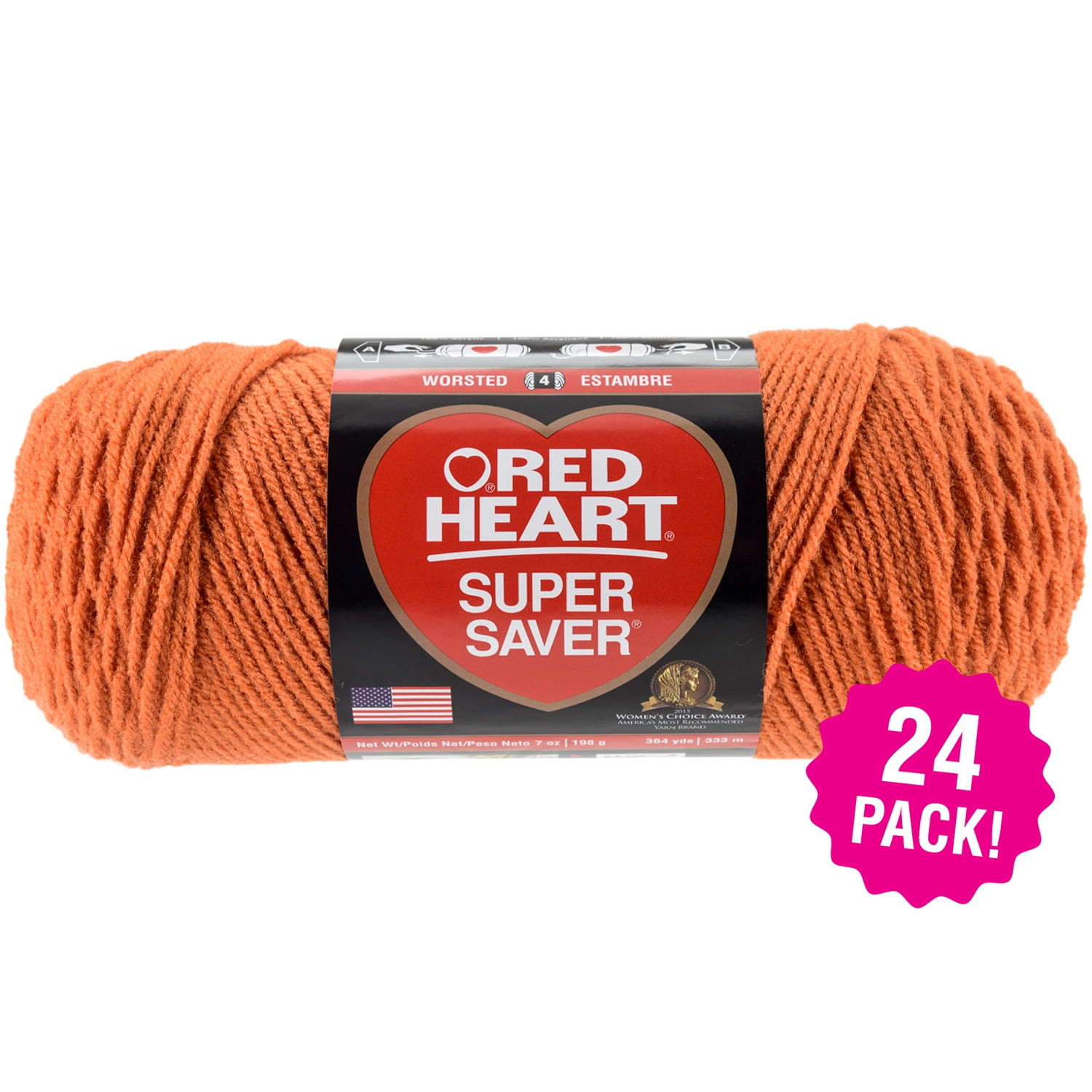 Red Heart Super Saver Yarn Carrot
