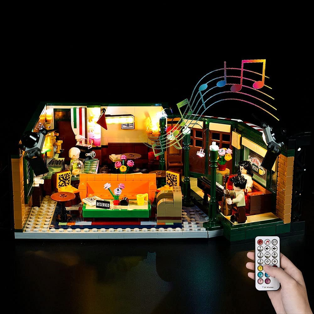 HHHC Led Lighting Kit for Ideas Friends Central Perk Compatible with Lego 21319 Building Blocks Model Not Include The Lego Set RC Sound Version Walmart