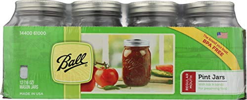 Ball Canning Mason Canning Jar Set in Clear - Case Of 1 - 12 Count