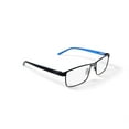 thumbnail image 3 of Randy Jackson Men's RJ1073 Square Prescription Eyeglasses with Case, Black, 3 of 6