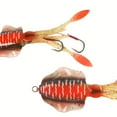 thumbnail image 5 of 1pc 2.12oz UV Luminous Squid-shaped Bait, Simulated Bait With Hook For Sea Fishing, Soft Fake Bait For Tuna, 5 of 9
