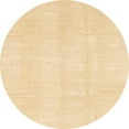 thumbnail image 1 of Ahgly Company Indoor Round Abstract Sun Yellow Solid Area Rugs, 6' Round, 1 of 6