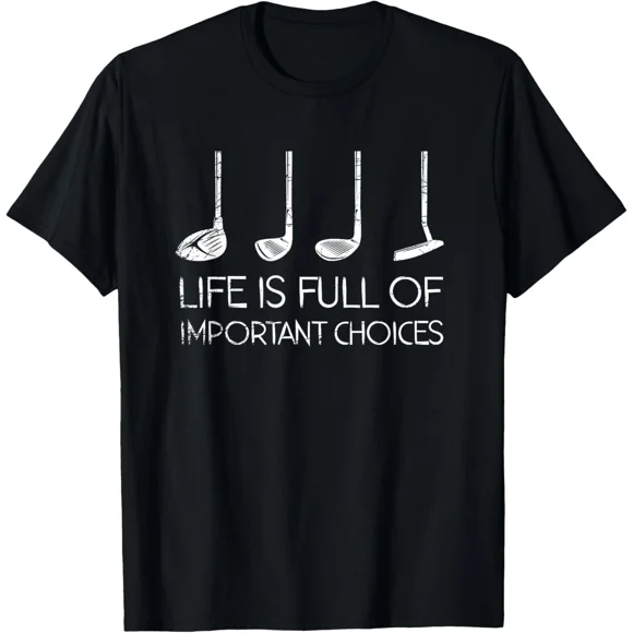 Golfing Sports Funny Golfer Fathers Day Sporty Gift Unisex T-Shirt