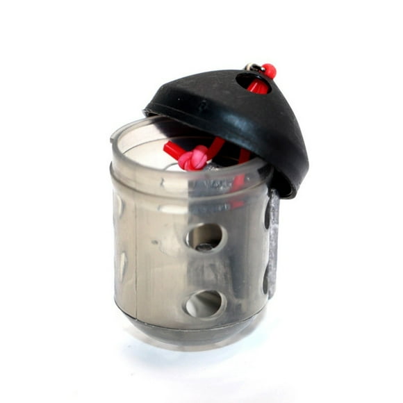 Cap Swim Feeder for Maggots Groundbait Fishing Accessories Catfish Feeder Basket