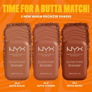 NYX Professional Makeup Matte Buttermelt Bronzer، Butta Ballin، 0.17 أونصة