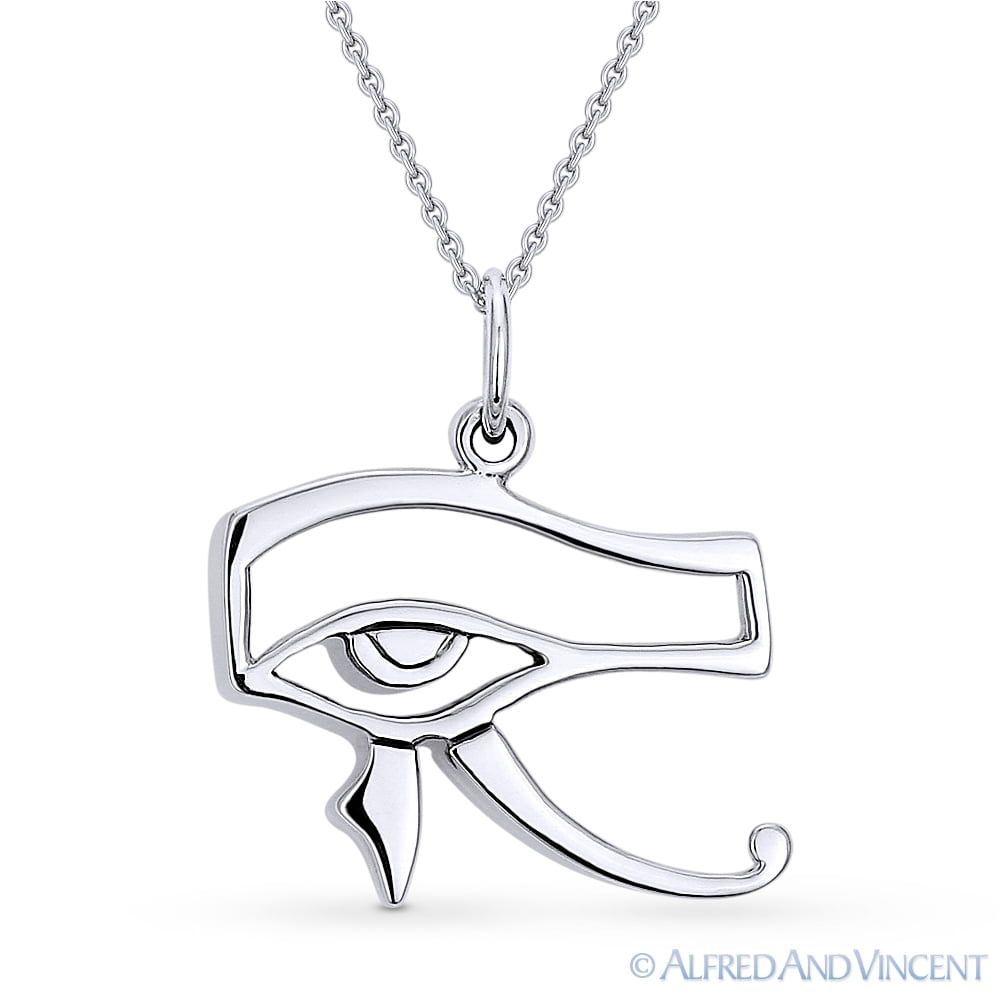 Aniko - Gold Symbol Eye of Horus Necklace | Kurafuchi