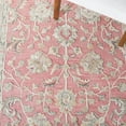 thumbnail image 6 of SAFAVIEH Glamour Pierce Bordered Wool Area Rug, Pink/Beige, 6' x 6' Square, 6 of 8