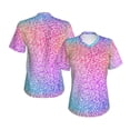thumbnail image 3 of Goofa Colorful Glitters Pattern Women's Slim-Fit Short-Sleeve V-Neck T-Shirt,Classic-Fit Short-Sleeve V-Neck T-Shirt-Medium, 3 of 5