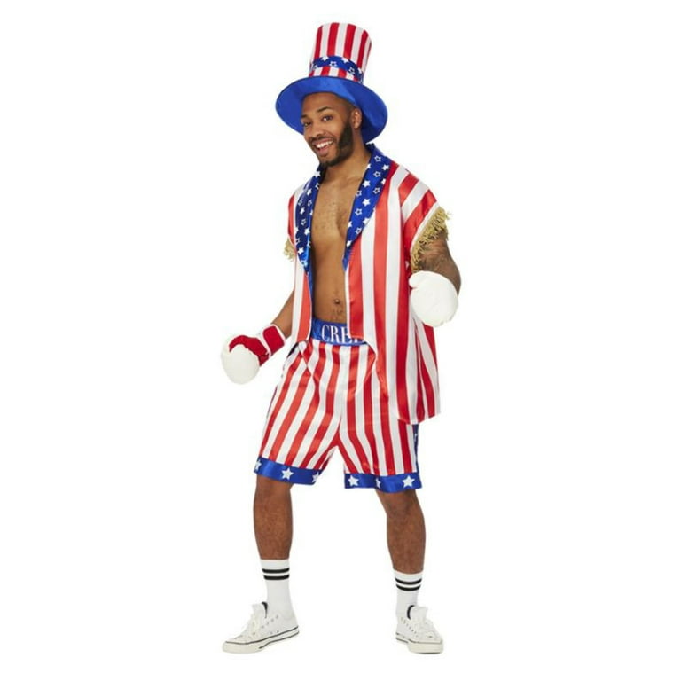 Rocky Apollo Creed Costume with Gloves