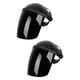 thumbnail image 1 of 2 piezas de protección facial para soldar, capucha para soldar para trabajos de esmerilado, corte y construcción Negro, 1 of 8
