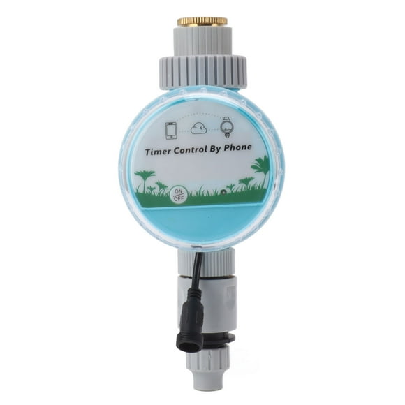 Temporizador de riego de jardín, Temporizador de aspersores Temporizador de aspersores WiFi de plástico Temporizador de agua Bluetooth Logre más