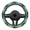 thumbnail image 2 of Yuyamidu Chicken Steering Wheel Cover Fit Cars Sedans 14.5-15 Inch Steering Wheel Decorative Accessories Winter Auto Steering Wheel Protector Cover, Blue, 2 of 7