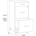 thumbnail image 2 of Pemberley Row Metal Black Filing Cabinet Rectangle Lockable 33.43"H x 18.38"W x 21.75"D, 2 of 8