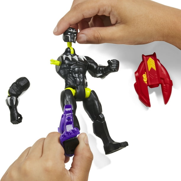 MixMashers Marvel Black Panther Toy, 5” (12 cm) Avengers Mix