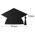 thumbnail image 2 of BESTYASH Banderines Decorativos De Graduación En Tela No Tejida Con De Birrete Negro Para Fiesta, 2 of 8