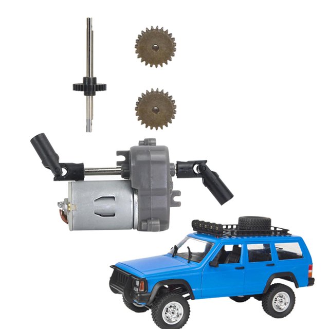 Caja de transmisión de coche RC con engranaje, engranajes de transmisión de caja de cambios de Metal RC, reemplazar engranaje y caja de cambios perfke Engranaje de transmisión
