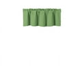 thumbnail image 5 of 2 Pc Blackout thermal valance for short window curtain rod pocket for kitchen/bathroom/restaurant/school 54" x 18" inch each panel, 5 of 5