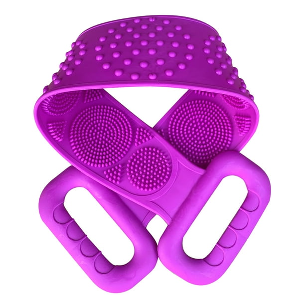 Silicone Back Scrubber, Bath Shower Body Massage Brush,Silicone Bath
