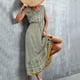 thumbnail image 4 of Vestido largo con cuello en V NikouMX Vestido floral para mujer S M L XL XXL, 4 of 6