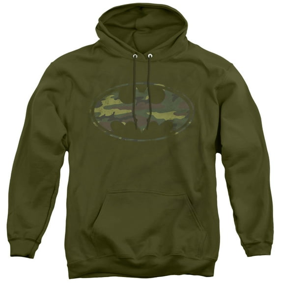 Batman - Distressed Camo Shield - Pull-Over Hoodie - X-Large