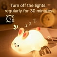 thumbnail image 4 of MYKOMI CritterGlow, Critter Glow Night Lights, Critter Glow Lamp, 3 Level Dimmable Rechargable Bedside Touch Night Light, Adorable Animal-Shaped LED Night Lights for Bedrooms, 4 of 6