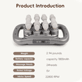 thumbnail image 2 of 24 Head Massage Gun Deep Tissue Percussion Massager - Electric Handheld Back Massager for Pain Relief 9 Modes 9 Intensities Full Body Muscle Relaxation Tool, 2 of 6