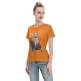 thumbnail image 4 of T-Shirt Basique à Manches Courtes pour Femmes Demon Slayer Blade Inosuke, 4 of 6
