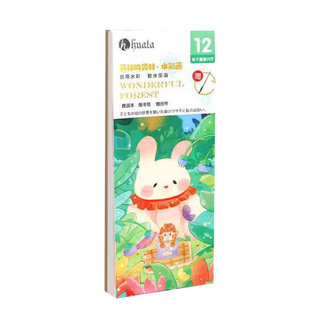 12 hojas de libros de dibujo para colorear, material no tóxico para niños (bosque de fantasía) Tmvgtek libre de BPA