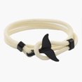 thumbnail image 1 of Pulsera estilo ancla serie marina línea milanesa pulsera cola de ballena animal año pareja pulsera roja, 1 of 1
