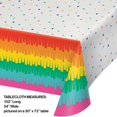 thumbnail image 2 of Creative Converting 340212 Fiesta Fun Plastic Tablecloth, 2 of 2