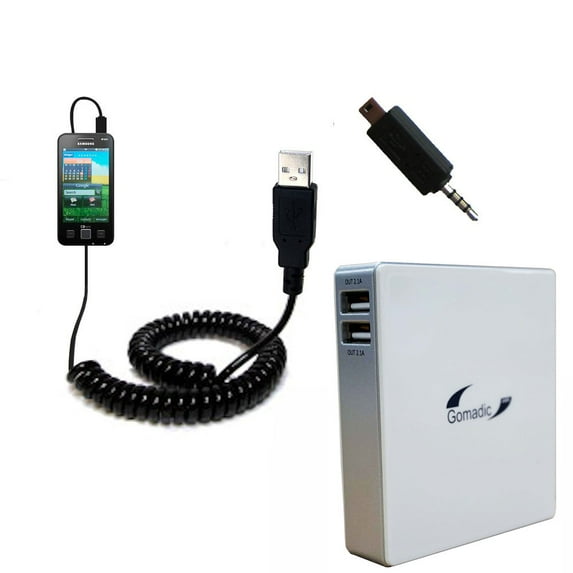 Gomadic High Capacity Rechargeable External Battery Pack suitable for the Samsung Duos TV - Portable Charger with TipExchange Technology