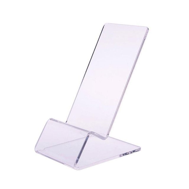 Xingzhi Support de Téléphone en Acrylique Transparent Mini Support d'Affichage Portable pour Cellulaire