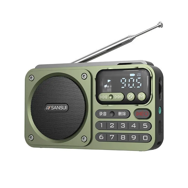 SANSUI F28 Mini Elderly FM Radio Outdoor Wireless Bluetooth