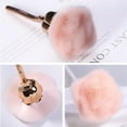 Leileiiiii Nail Dust Brush Pink Hair Rose Brush Nail Art Cleaning Brush