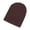 Brown -BS19, variant on Beanie Hat for Boy Girls, Soft Cuffless Knit Skull Cap Double Layer Breathable Fisherman Skull Cap, Spring Fall Daily Casual Outdoor Wear Orange