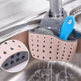 thumbnail image 3 of Home Storage Drain Basket Kitchen Sink Holder Adjustable Soap Sponge Hanging Drain Basket Bag Kitchen Accessories, 3 of 18