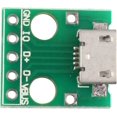 thumbnail image 3 of Haljia Adaptateur Micro Usb vers Dip Connecteur Femelle 5 Broches Type B Pcb Convertisseur Module Carte (4 Pcs), 3 of 5