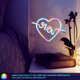 thumbnail image 1 of GOOHOCHY Lámpara LED creativa en forma de corazón, luz de neón decorativa, diseño de letra LOVE, 1 of 7