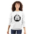 thumbnail image 3 of Mountain Compass Symbolic Spirit Unisex Plus Fleece Graphic Sweatshirt Brisco Brands 3X, 3 of 5