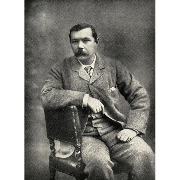 Posterazzi Sir Arthur Conan Doyle, 1859 - 1930 British Writer & Doctor From The Book The International Library of Famous Literature.Published In London 1900 Volume Viii Poster Print, 13 x 17