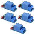 thumbnail image 1 of Module Relais, ABS 5Pcs Relais DC30V 10A Contact Maximum avec Isolation Optocoupleur pour Microcontrôleur, 1 of 8