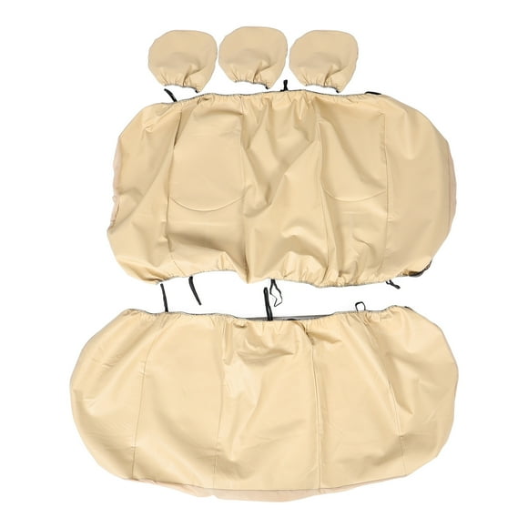 OUNONA 1 Funda Para Asiento De Beige Con Protección De Y Material Duradero PU