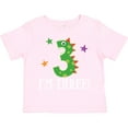 thumbnail image 3 of Inktastic 3rd Birthday Dinosaur Party Boys or Girls Toddler T-Shirt, 3 of 5