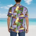 thumbnail image 6 of Daiia German Shepherd Dog Hawaiian Shirt for Men Gentle Cotton Regular Short Sleeve Casual-XX-Large, 6 of 9