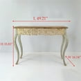 thumbnail image 5 of Vintage Rustic Wooden Console Table with Carved Details, 49.21" Long, Distressed Finish, 1pc, 5 of 5