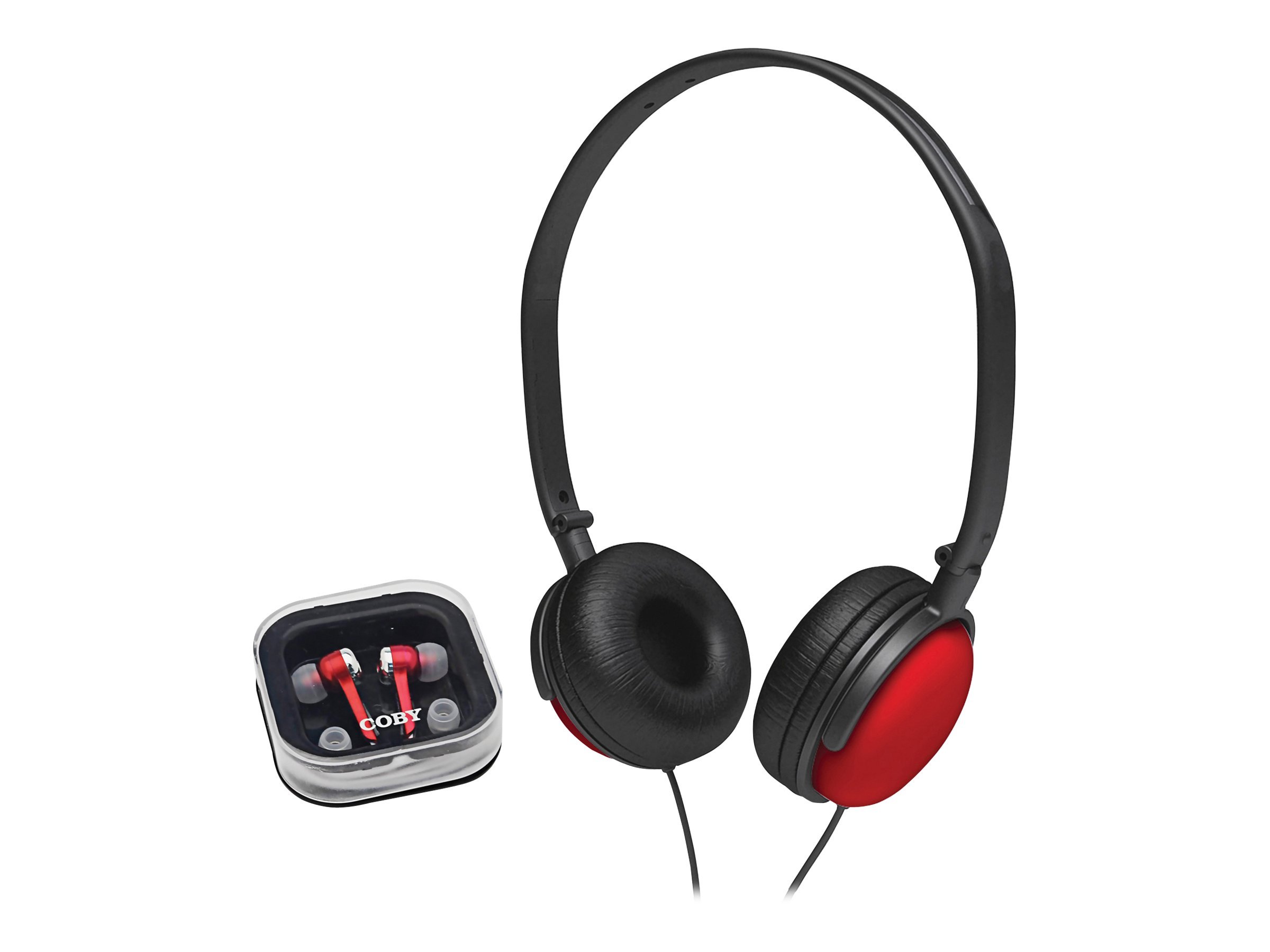 Coby Jammerz Super Bass Headphones W/ Sw