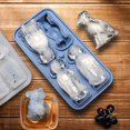 thumbnail image 4 of YAOMOBB Dog Shape Ice Tray Puppy Ice Cube Tray Silicone Funnel Cavities Grade 3D Kitchen, 4 of 6