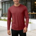 thumbnail image 4 of SUYIDA Men's UPF Sun Protection Top, Long Sleeve Breathable Casual Tee, Outdoor Athletic Performance Shirt, 4 of 5